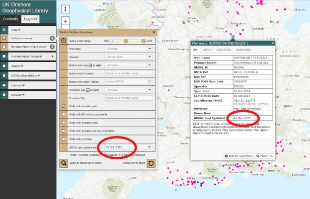 UK Onshore Geophysical Library - Commercial Data Release - Onshore UK